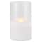 L & L Everlasting Glow White No Scent Scent Flameless Hand Poured Candle 45604 - alternate 1